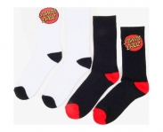 Santa cruz meias classic dot sock (pack 2)
